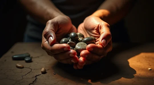 Une image évocatrice du cante jondo montrant l'essence émotionnelle du chant flamenco profond