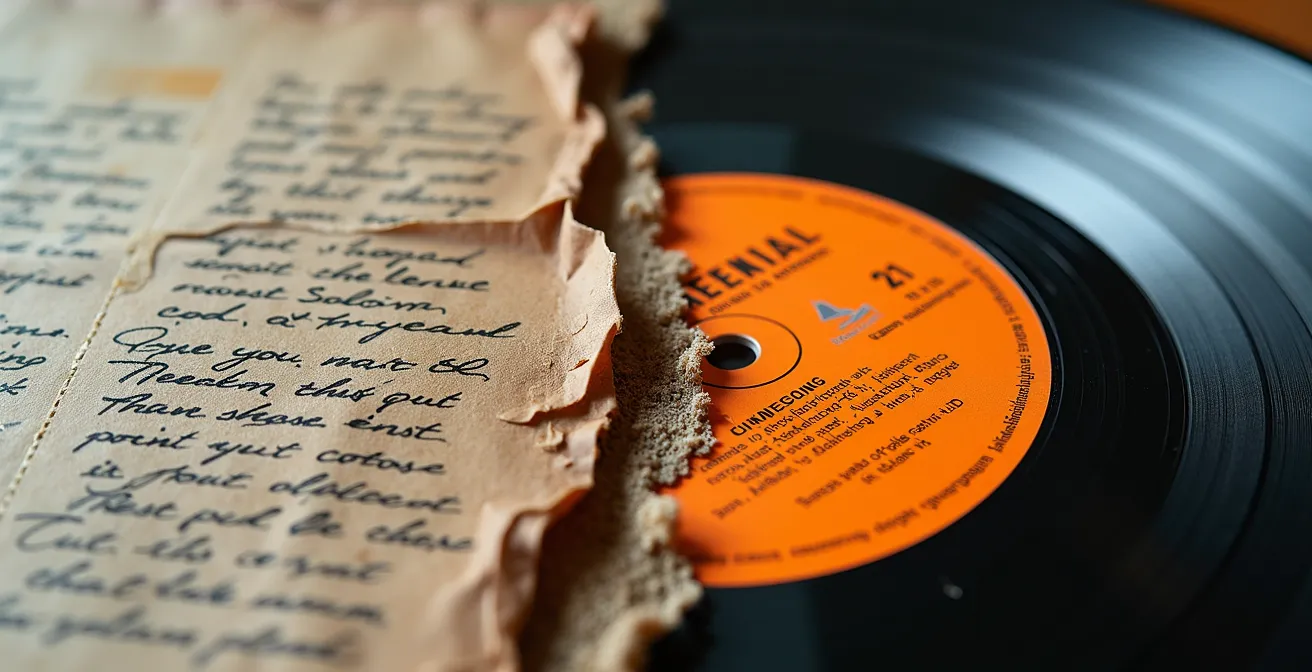 Scene montrant le contraste entre engagement authentique et cause-washing commercial dans l'industrie musicale francaise