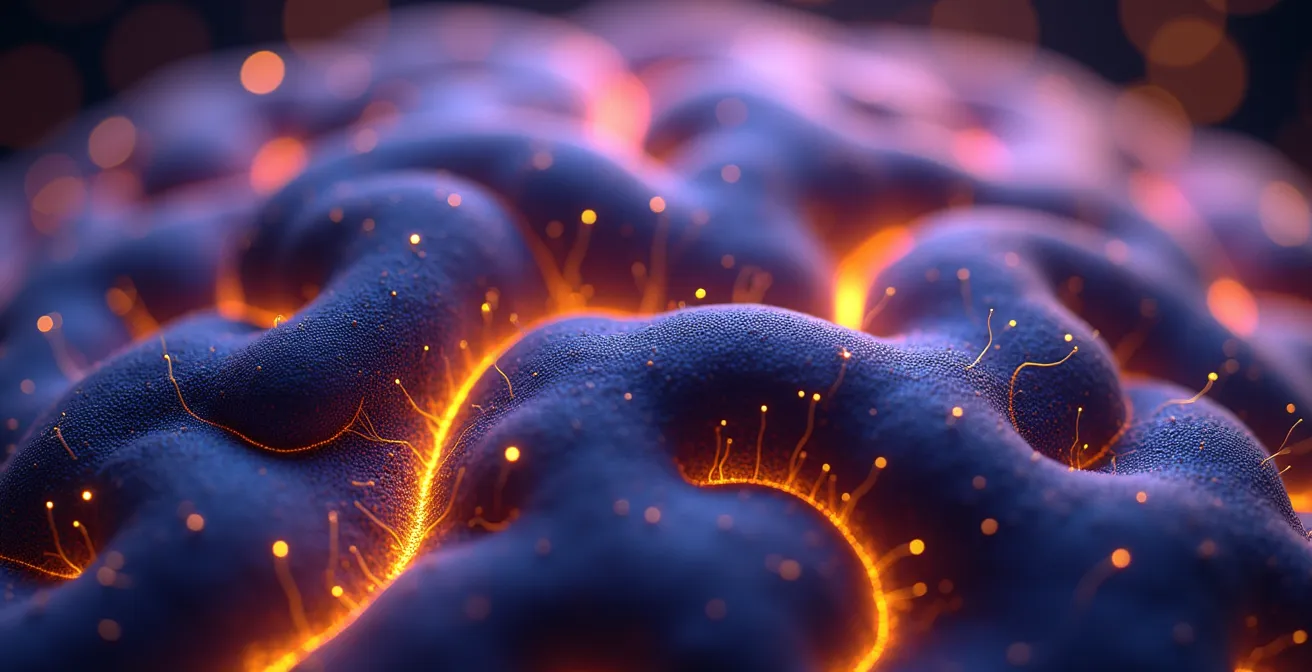 IRM fonctionnelle montrant l'activation simultanée des zones cérébrales chez un musicien en train de jouer